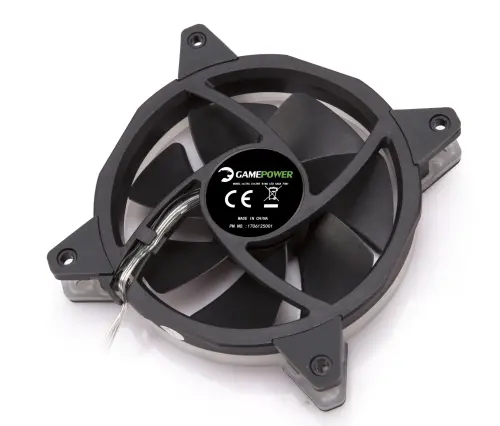 GamePower GF-30B 12cm Mavi Ring Led`li Kasa Fanı