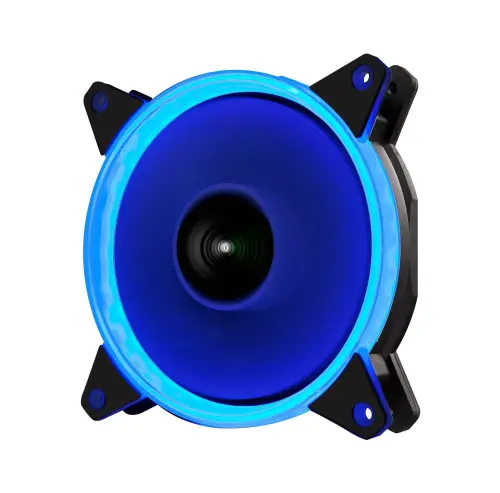 GamePower GF-30B 12cm Mavi Ring Led`li Kasa Fanı