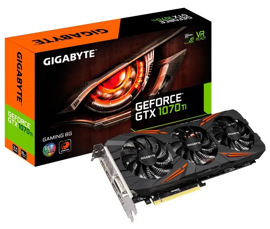 Gigabyte GV-N107T Gaming OC-8GD GeForce GTX 1070 Ti 8GB GDDR5 256Bit Ekran Kartı