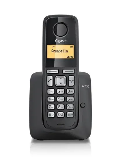 Gigaset AS130 Siyah Dect Telefon