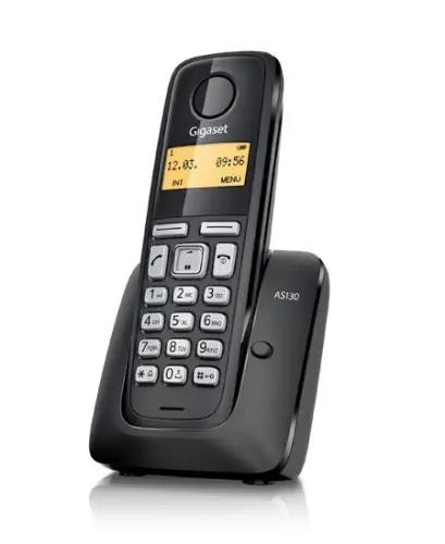 Gigaset AS130 Siyah Dect Telefon