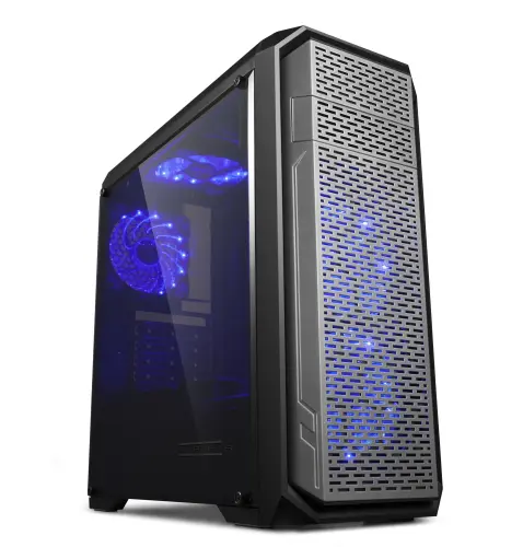 Hiper Cronos Gaming  2X120mm Fanlı Şeffaf Akrilik Yan Panel  Mid-ATX Kasa