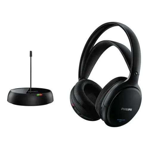 Philips SHC5200/10 Kablosuz 32mm 3 Kademeli Ayar Yüksek Bas Performansı Şarj edilebilir  FM Kulaklık