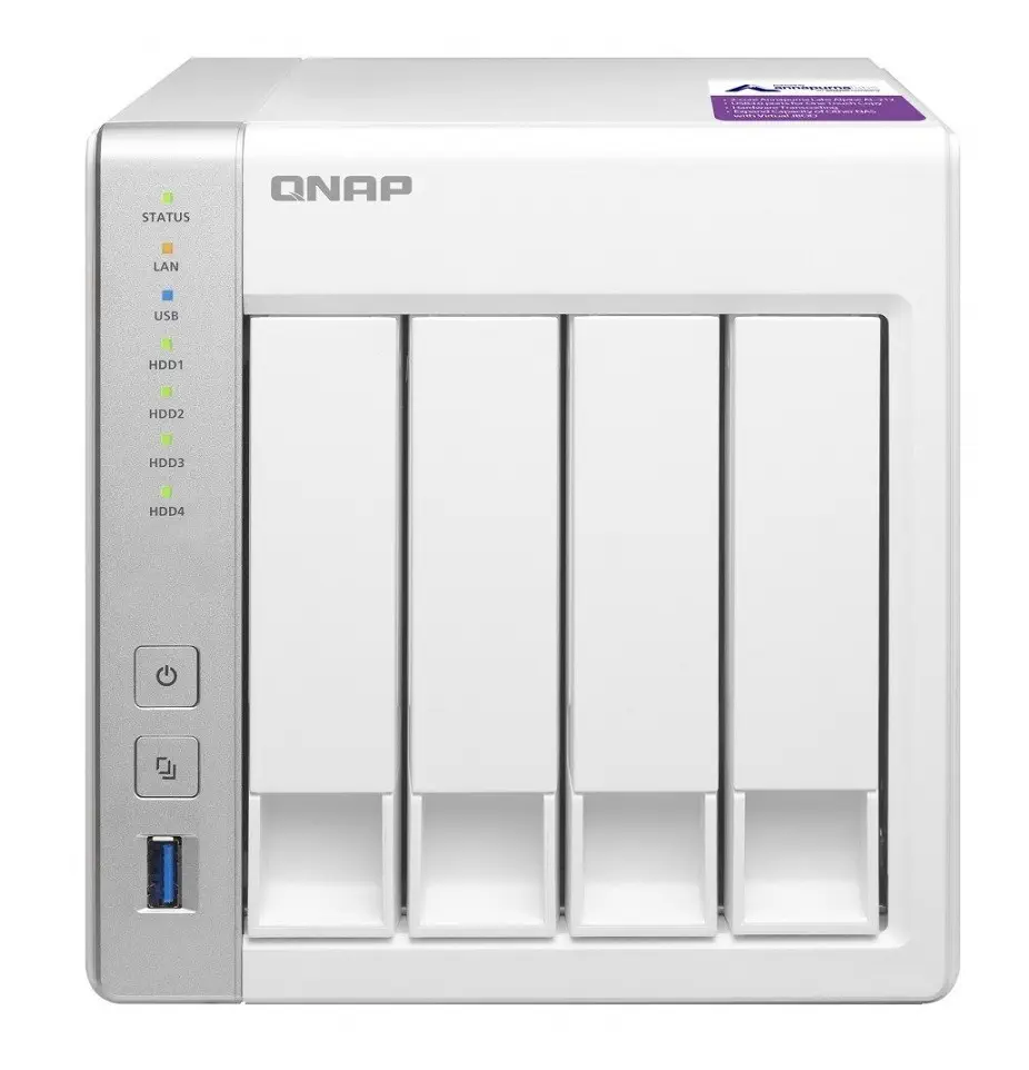 Qnap TS-431P 4 Disk Yuvalı 1GB Ram Turbo Tower Nas Depolama Ünitesi