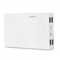 S-link IP-G22 20000mAh 4xUsb Port Girişli Beyaz Powerbank