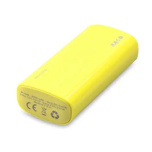 S-link IP-G40 4000mAh 1x1A USB Girişli Sarı Powerbank 