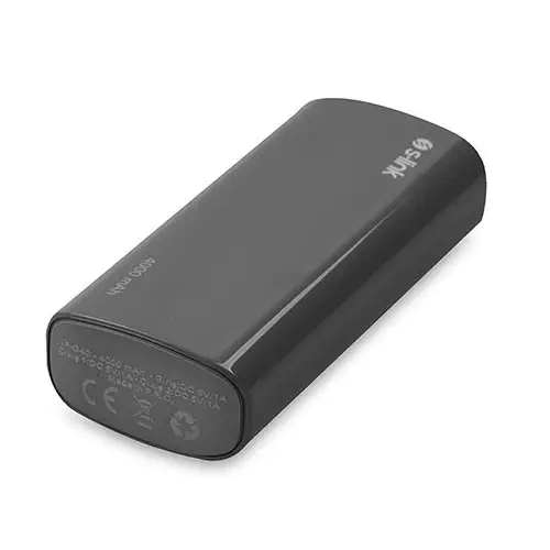 S-link IP-G40 4000mAh 1x1A USB Girişli Siyah Powerbank