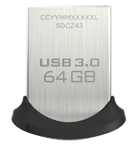 Sandisk Ultra Fit 64GB USB 3.0 USB Bellek - SDCZ43-064G-GAM46