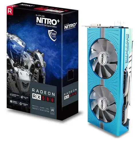 Sapphire 11265-21-20G Nitro+ Radeon RX 580 8G G5 SE 8GB GDDR5 256Bit DX12 Gaming Ekran Kartı