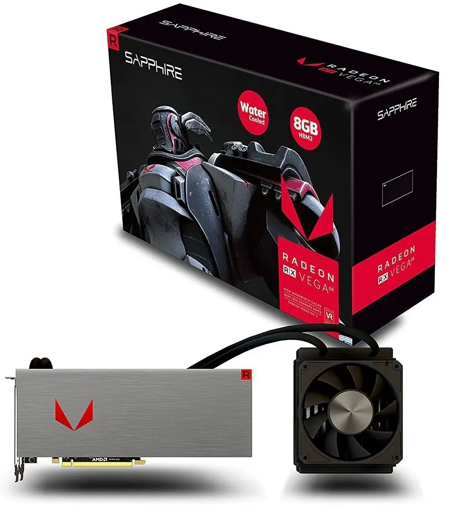 Sapphire Radeon RX VEGA 64 21275-00-40G 8GB HBM2 Liquid Cooling 2048Bit Ekran Kartı