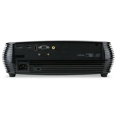 Acer P1286 DLP XGA 1024x768 3400LM HDMI+HDMI/MHL 3D 20.000:1 Opsiyonel Kablosuz Projeksiyon Cihazı