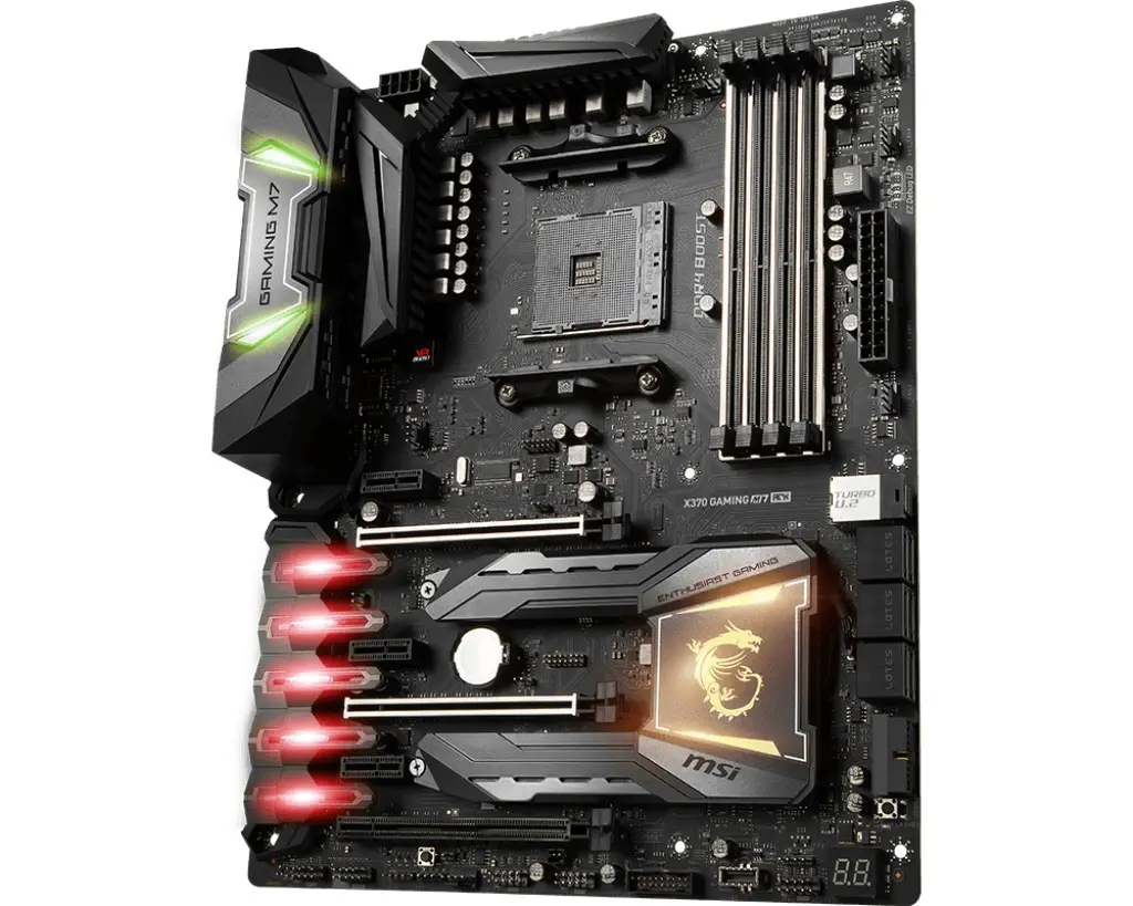 Msi X370 Gaming M7 ACK AMD X370 Soket AM4 DDR4 3200MHz(OC) ATX Gaming(Oyuncu) Anakart