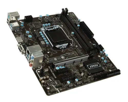 Msi B250M PRO-VH Intel B250 Soket 1151 DDR4 2400MHz mATX Gaming(Oyuncu) Anakart