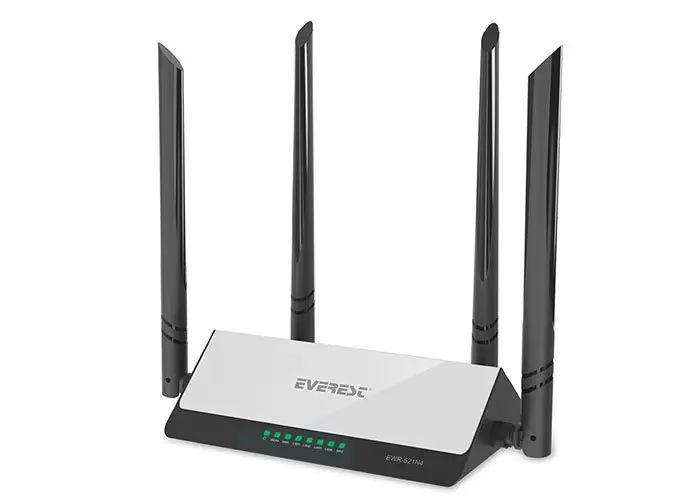 Everest EWR-521N4 Smart (APP Control) 300 Mbps Repeater+Access Point+Bridge Kablosuz Router