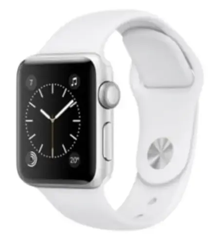 Apple Watch Series 2 38mm Gümüş Rengi Alüminyum Kasa ve Beyaz Spor Kordonlu Akıllı Saat (MNNW2TU/A)