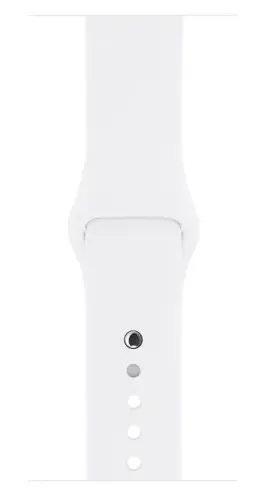 Apple Watch Series 2 38mm Gümüş Rengi Alüminyum Kasa ve Beyaz Spor Kordonlu Akıllı Saat (MNNW2TU/A)