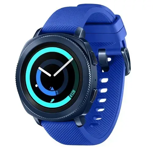Samsung Gear Sport SM-R600NZBATUR Mavi Akıllı Saat (Android ve iPhone Uyumlu) - Samsung Türkiye Garantili