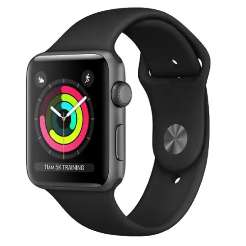 Apple Watch Series 3 GPS 38 mm Uzay Grisi Alüminyum Kasa Siyah Spor Kordon MQKV2TU/A - Apple Türkiye Garantili