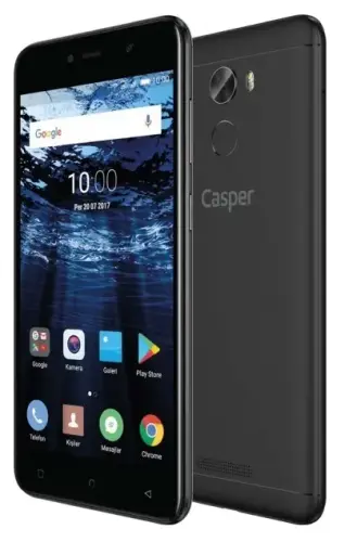 Casper Via P2 32 GB Dual Sim Siyah Cep Telefonu Distribütör Garantili