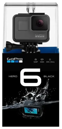 GoPro Hero6 Black 5GPR/CHDHX-601 12MP Aksiyon Kamera - 2 Yıl Resmi Distribütör Garantili