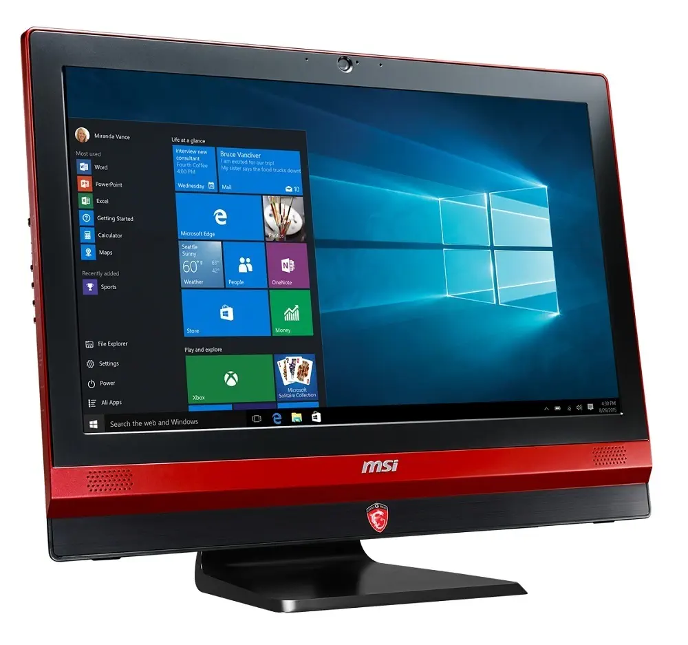MSI GAMING 24 6QE 4K-013EU i5-6300HQ 2.30GHz 16GB DDR4 128GB SSD+1TB 4GB GTX960M 23.6″ 4K UHD Windows 10 All In One PC