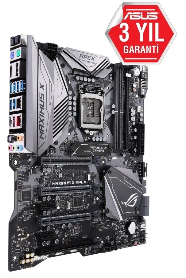 Asus ROG MAXIMUS X APEX Intel Z370 Soket 1151 DDR4 4500(O.C)MHz E-ATX Gaming Anakart