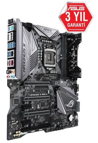 Asus ROG MAXIMUS X APEX Intel Z370 Soket 1151 DDR4 4500(O.C)MHz E-ATX Gaming Anakart