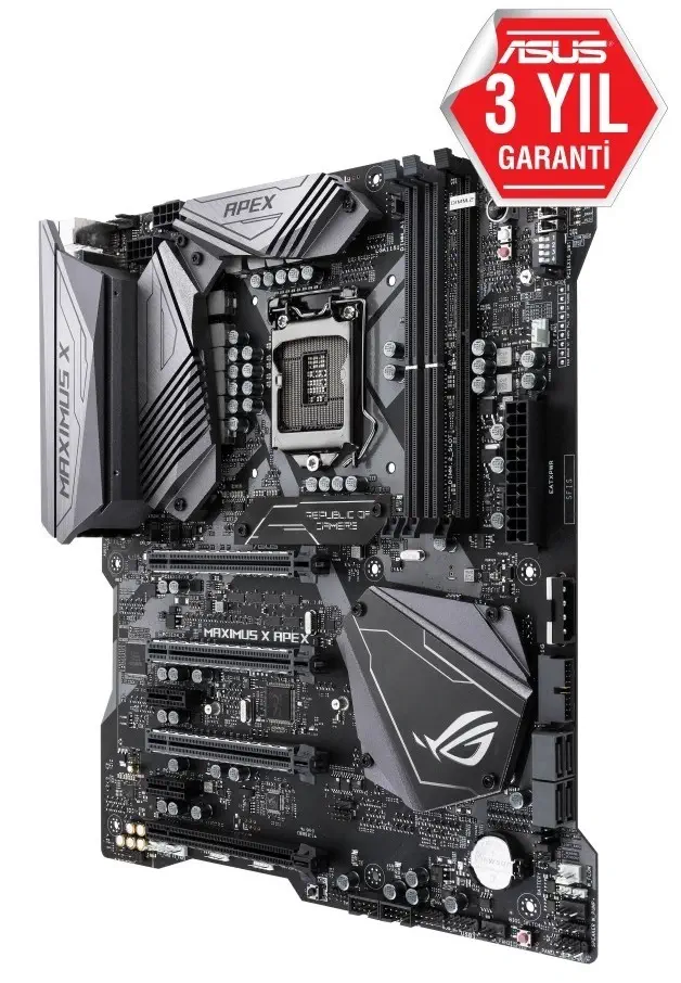 Asus ROG MAXIMUS X APEX Intel Z370 Soket 1151 DDR4 4500(O.C)MHz E-ATX Gaming Anakart