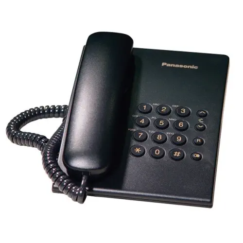 Panasonic KX-TS500 Kablolu Masaüstü Telefonu Siyah