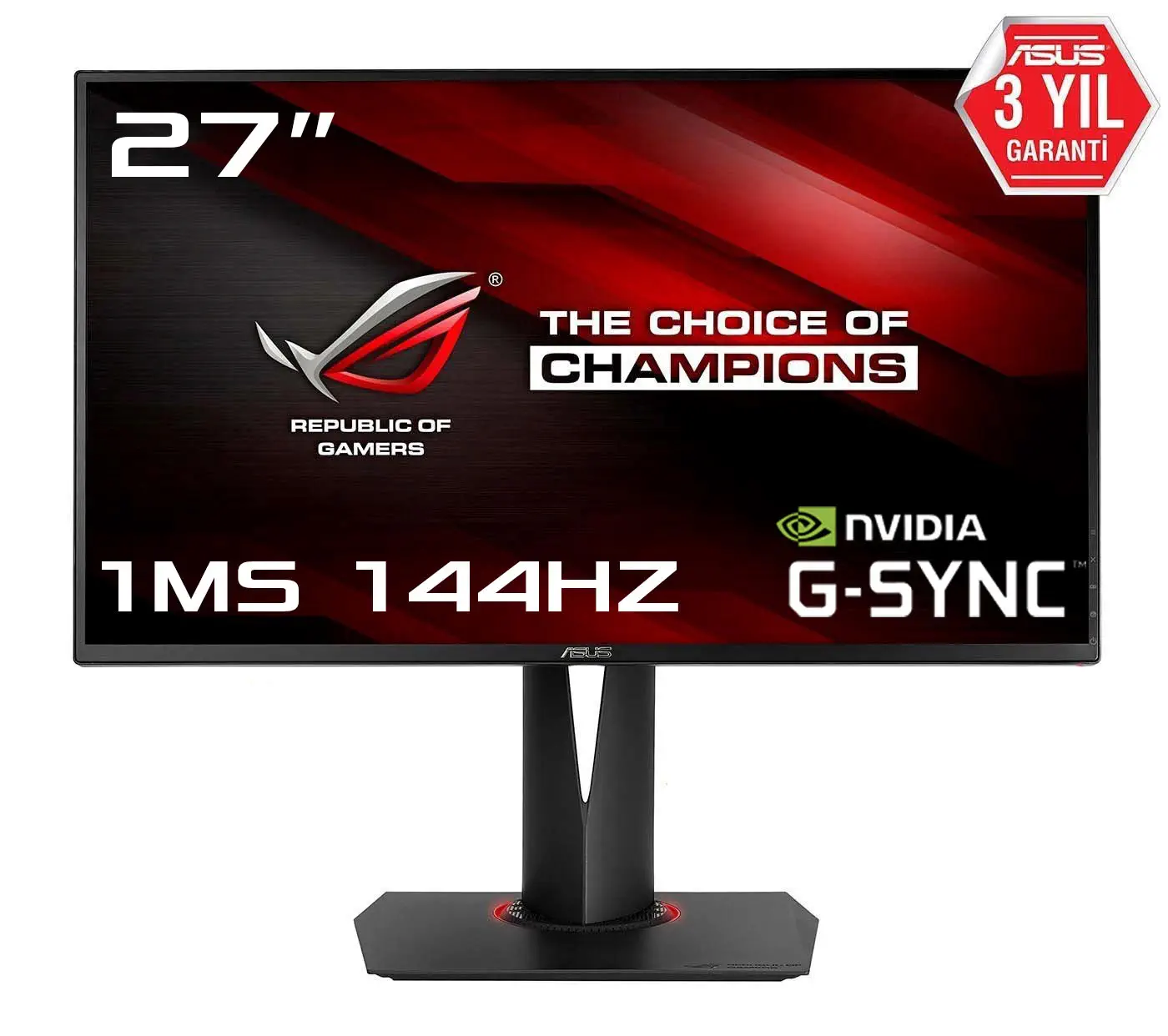 Asus PG278Q WQHD 1MS 27″ DP Geniş Led Monitör