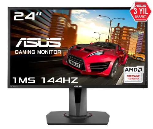 Asus MG248Q 24″ Full HD 1ms 144Hz FreeSync HDMI/Display/DVIGaming (Oyuncu) Monitör