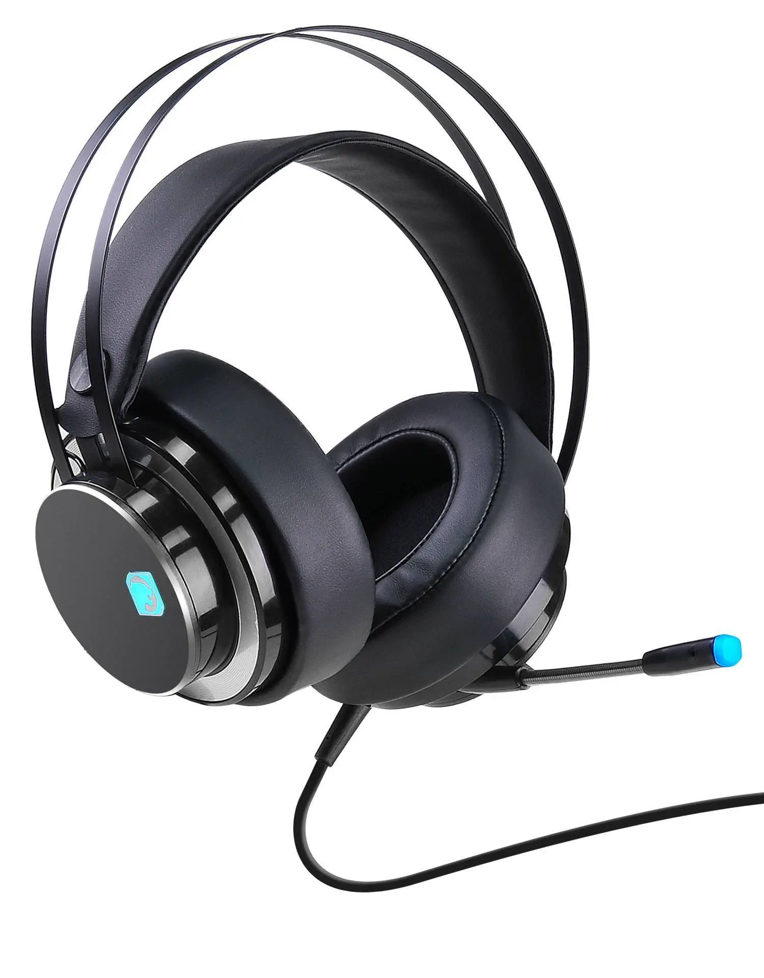 GamePower Phantom 7.1 Surround Gaming Kulaklık Neodimyum 50mm Sürücüler 113dB Katlanabilir Hassas Mikrofon -43dB LED Aydınlatmalı Manuel + Yazılımla Ses Kontrol USB Bağlantı ve Ses Kartı
