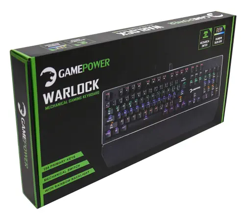 GamePower Warlock Mekanik Red Switch USB Gaming Klavye