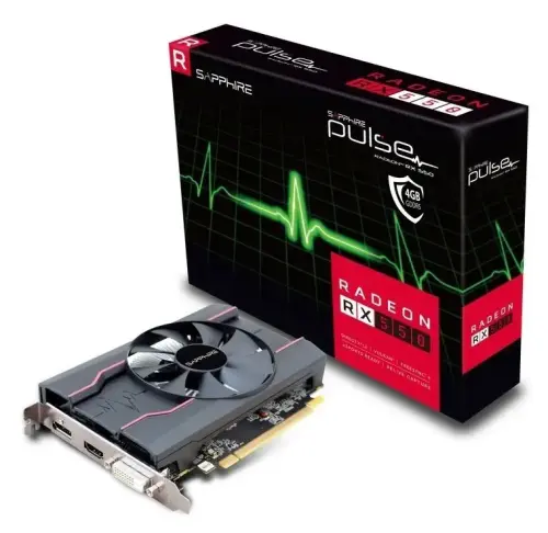 Sapphire Pulse Radeon RX 550 4GB GDDR5 128Bit DVI/HDMI/DP Ekran Kartı 11268-15-20G
