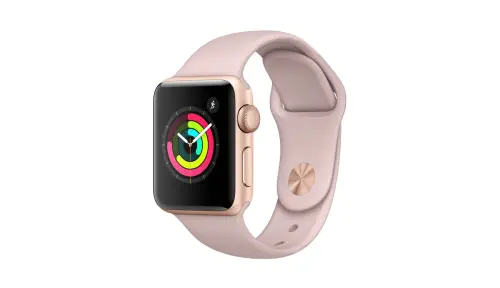 Apple Watch Series 3 GPS 38 mm Altın Rengi  Alüminyum Kasa Kum Pembesi Spor Kordon MQKW2TU/A - Apple Türkiye Garantili