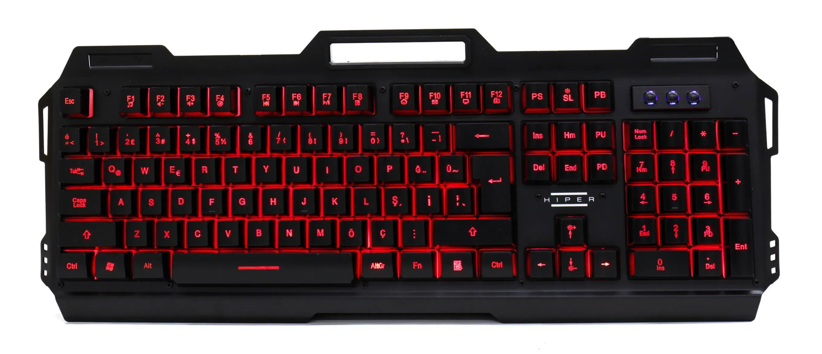 Hiper Kratos V20 Gaming Klavye/Mouse/Mouse Pad SET Mekanik Hisli Metal Kasa 3 Farklı Renk Seçeneği Sunan LED Aydınlatma 5 Milyon Tuş Basış Ömrü 19 Anti-Ghosting Keys Double Injection Keycaps / 3200DPI 5 Farklı DPI Ayarı 7 Farklı LED Rengi