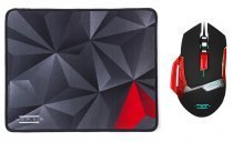 Hiper Naga X80 Gaming Mouse/Mouse Pad SET HIPER Programlanabilir 3200DPI 5 Farklı DPI Ayarı 7 Farklı LED Rengi / 350*250*3mm Kauçuk Taban Kumaş Pürüzsüz Yüzey Tüm Mouse ve Sensör Tipleri İle Uyumlu