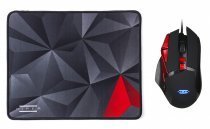 Hiper Hell Breaker X10 Gaming Mouse/Mouse Pad Set Programlanabilir 3200DPI 5 Farklı DPI Ayarı 7 Farklı LED Rengi / 350*250*3mm Kauçuk Taban Kumaş Pürüzsüz Yüzey Tüm Mouse ve Sensör Tipleri İle Uyumlu