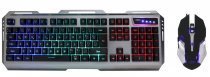 Hiper Mythos V30 Gaming Klavye/Mouse SET Mekanik Hisli Metal Kasa Rainbow Aydınlatma 19 Anti-Ghosting Keys Double Injection Keycaps / 3200DPI 4 Farklı DPI Ayarı 4 Farklı LED Rengi
