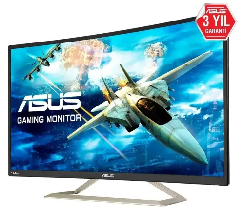 Asus VA326H 31.5″ Full HD 4ms 144Hz 1800R Curved Gaming Monitör