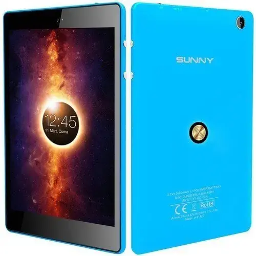 Sunny SN7854P 8GB Wi-Fi 7.85″ Mavi Tablet - Resmi Distribütör Garantili