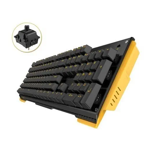 James Donkey 619 Mekanik Aydınlatmalı Black Switch İng Q USB Gaming Klavye