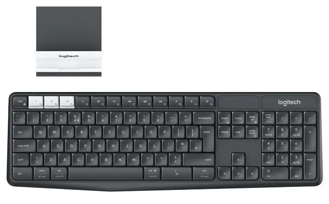 Logitech K375S Multi-Device Kablosuz Bluetooth Klavye ve Stant Seti - 920-008178