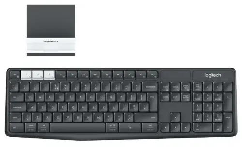 Logitech K375S Multi-Device Kablosuz Bluetooth Klavye ve Stant Seti - 920-008178