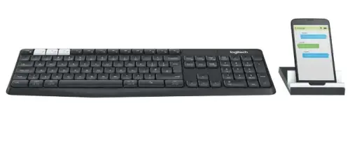 Logitech K375S Multi-Device Kablosuz Bluetooth Klavye ve Stant Seti - 920-008178