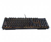 James Donkey 612 Siyah 104 Tuşlu Siyah Blank PBT Tuş Takımı Cherry Kahverengi Mekanik Switch Metal Kasa Sıcak Işık Tuş Aydınlatmalı USB Kablolu Multimedya Mekanik Pro Gaming Klavye – İngilizce Q