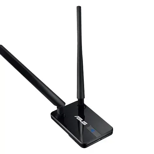 Asus USB-N14 300mbps 2x5dbi Antenli Yüksek Çekim USB Adaptör