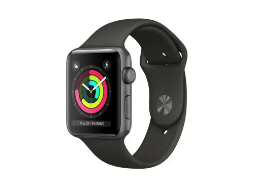 Apple Watch Series 3 GPS 38 mm Space Gray  Alüminyum Kasa Gri Spor Kordon MR352TU/A - Apple Türkiye Garantili