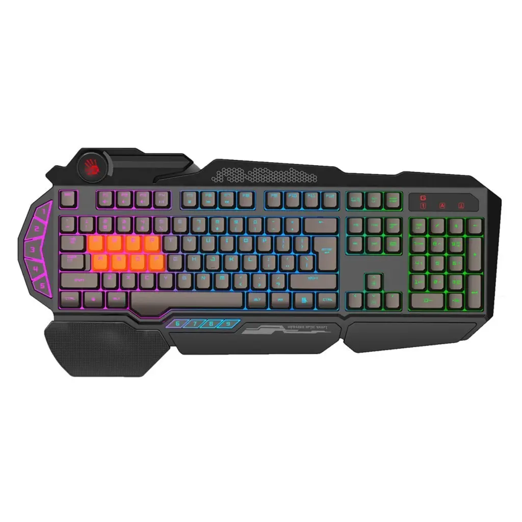 Bloody B318 Mekanik+Silikon Neon Işıklı USB Gaming Klavye