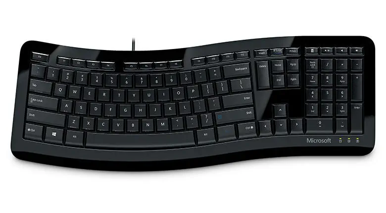 Microsoft 3TJ-0011 Comfort Curve USB Siyah Klavye